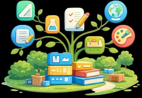 One core unit expanding into multiple subject, grade-band, and standards-aligned curriculum modules.