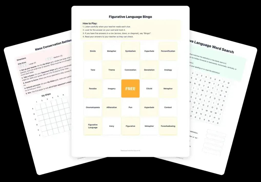 Fanned instructional games preview