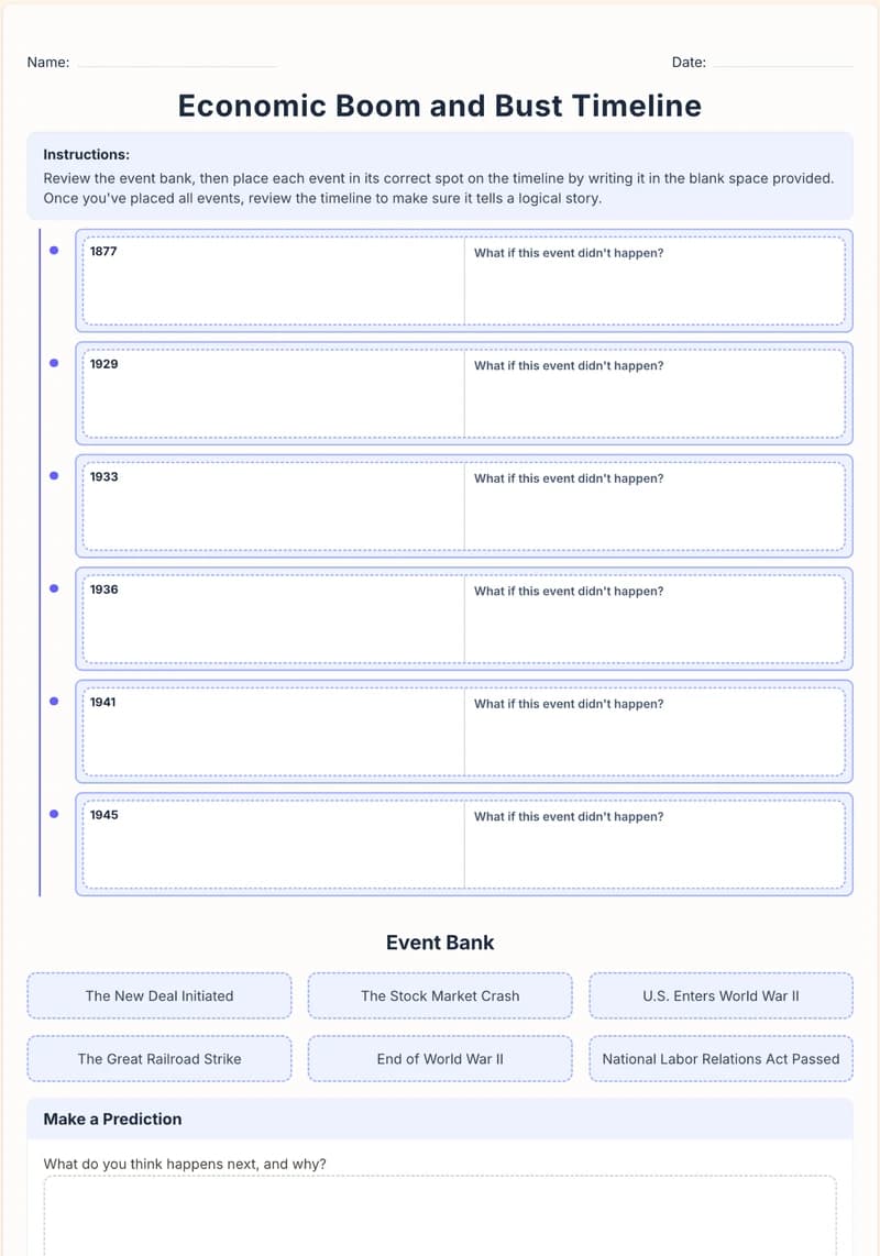 Timeline Activity organizer preview